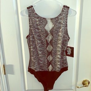Marilyn Monroe Lace/Cotton Bodysuit Size M